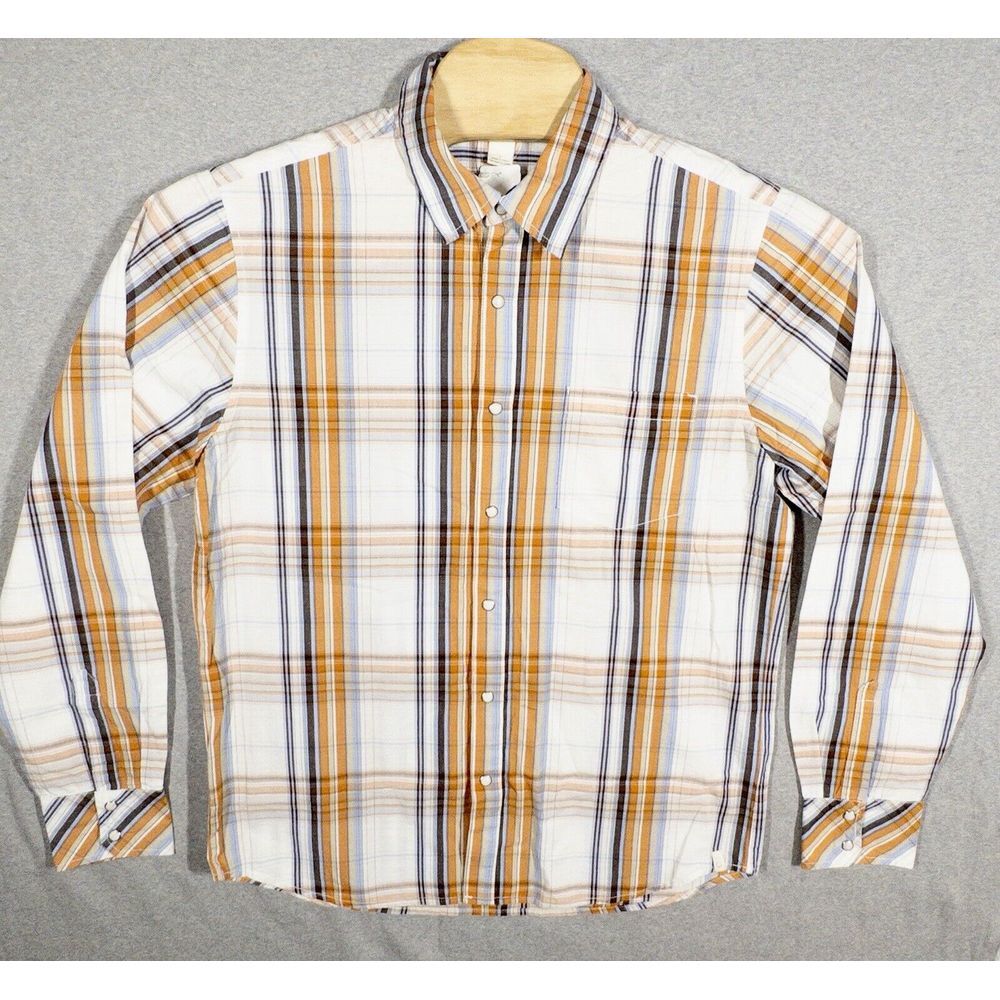 Mountain Equipment Co-Op Western‎ Shirt Pearl Snap Mens Large